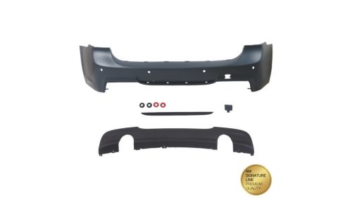 Bumper BMW 3 E91 Facelift Rear with Diffuser