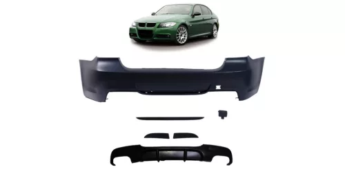 Bumper BMW 3 E90 Rear with Diffuser
