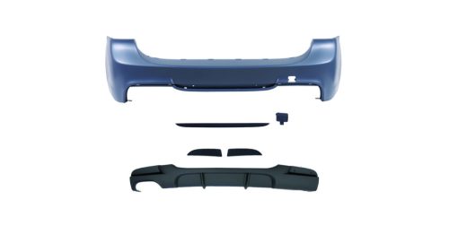 Bumper BMW 3 E91 Rear with Diffuser