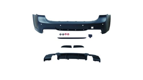 Bumper BMW 3 E91 Rear with Diffuser