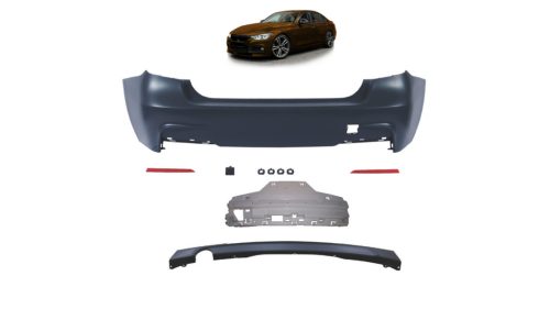 Bumper BMW 3 F30 Rear with Diffuser