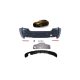 Bumper BMW 3 F30 Rear with Diffuser