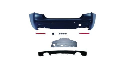 Bumper BMW 3 F30 Rear with Diffuser