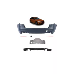 Bumper BMW 3 F31 Rear with Diffuser