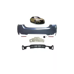 Bumper BMW 4 F32 F33 F36 Rear with Diffuser