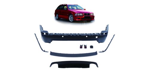 Bumper BMW 5 E39 Rear with Diffuser