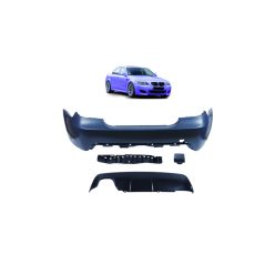 Bumper BMW 5 E60 Rear with Diffuser