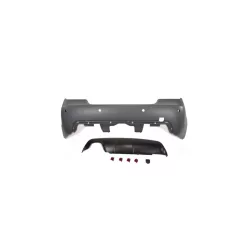 Bumper BMW 5 E60 Facelift Rear with Diffuser