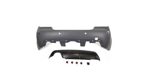 Bumper BMW 5 E60 Facelift Rear with Diffuser