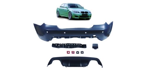 Bumper BMW 5 E60 Facelift Rear with Diffuser