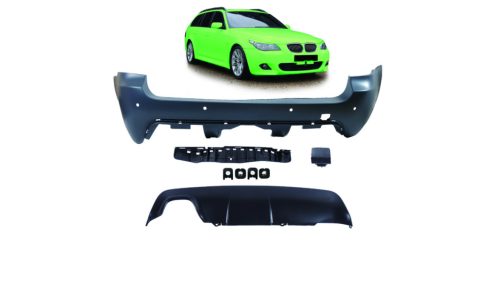 Bumper BMW 5 E61 Rear with Diffuser