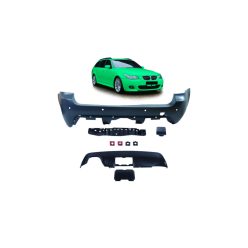 Bumper BMW 5 E61 Facelift Rear with Diffuser