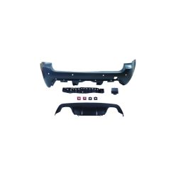 Bumper BMW 5 E61 Facelift Rear with Diffuser