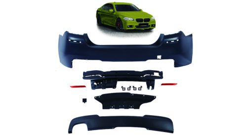 Bumper BMW 5 F10 Rear with Diffuser