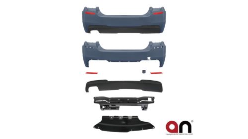 Bumper BMW 5 F10 Rear with Diffuser