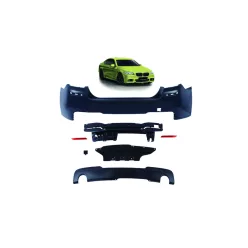 Bumper BMW 5 F10 Rear with Diffuser