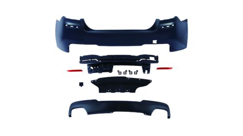 Bumper BMW 5 F10 Rear with Diffuser