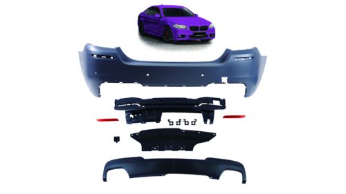 Bumper BMW 5 F10 Rear with Diffuser