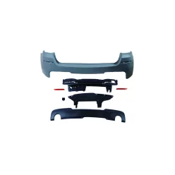 Bumper BMW 5 F11 Rear with Diffuser