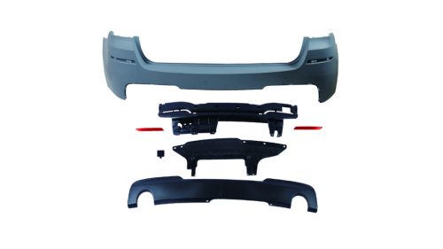 Bumper BMW 5 F11 Rear with Diffuser