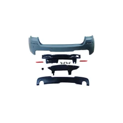 Bumper BMW 5 F11 Rear with Diffuser