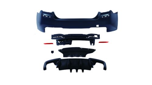 Bumper BMW 5 F10 Rear with Diffuser