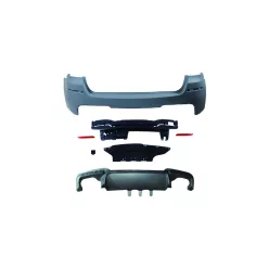 Bumper BMW 5 F11 Rear with Diffuser