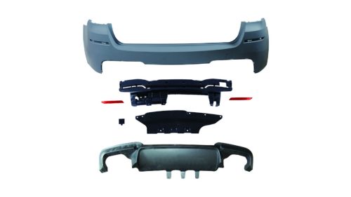 Bumper BMW 5 F11 Rear with Diffuser