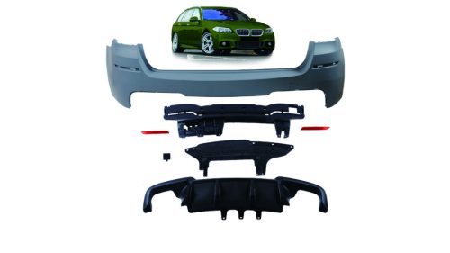 Bumper BMW 5 F11 Rear with Diffuser