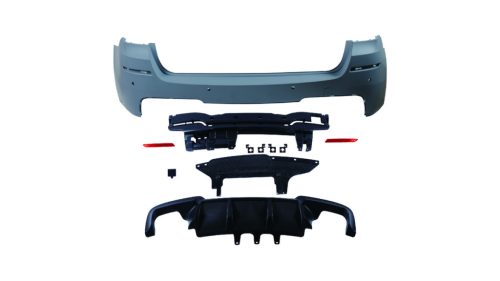 Bumper BMW 5 F11 Rear with Diffuser