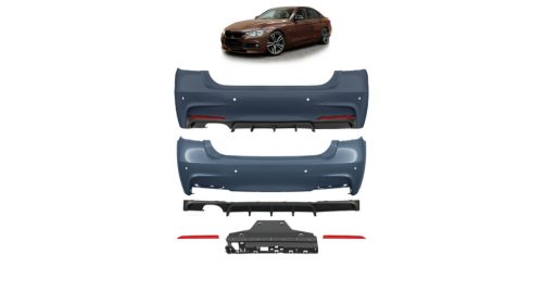 Bumper BMW 3 F30 Rear with Diffuser