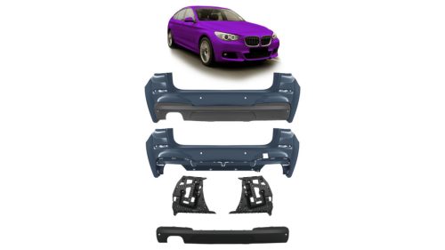 Bumper BMW 5 F07 Rear with Diffuser