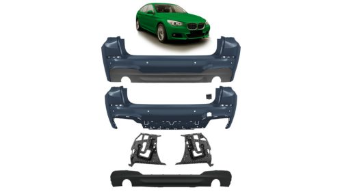 Bumper BMW 5 F07 Facelift Rear with Diffuser