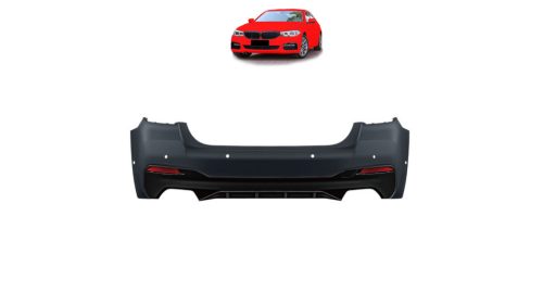 Bumper BMW 5 G30 Rear with Diffuser