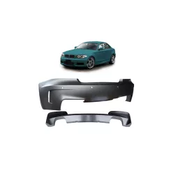 Bumper BMW 1 E82 E88 Rear with Diffuser