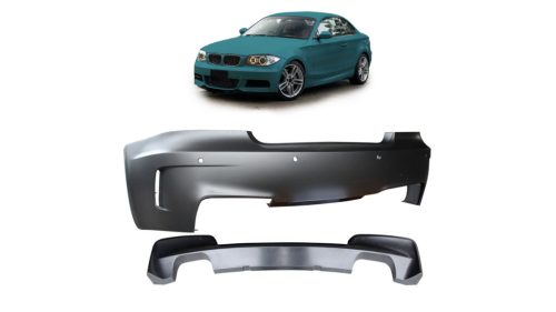 Bumper BMW 1 E82 E88 Rear with Diffuser