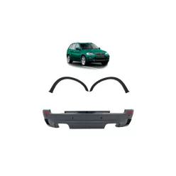 Bumper BMW X5 E70 with wheel arches Rear