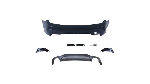 Bumper Mercedes-Benz C W204 C204 Rear with Diffuser