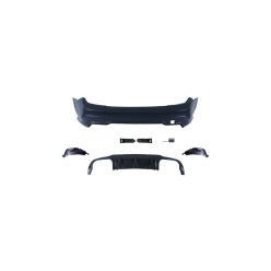 Bumper Mercedes-Benz C W204 C204 Rear with Diffuser