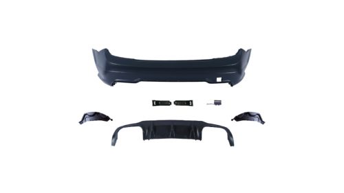 Bumper Mercedes-Benz C W204 C204 Rear with Diffuser