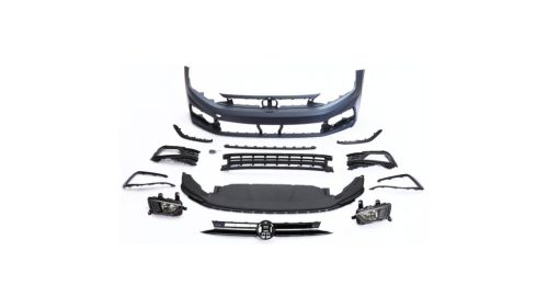 Bumper Volkswagen POLO VI Front Grill Fog Lights