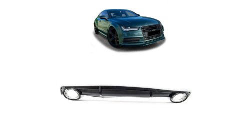 Diffuser Audi A7 C7 Facelift Rear