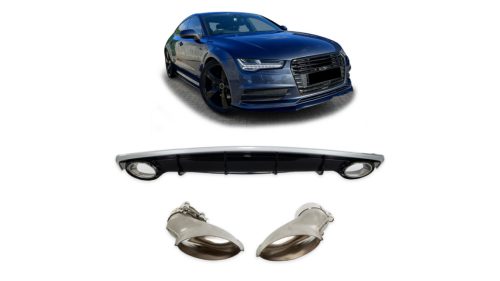 Diffuser Audi A7 C7 Facelift Rear
