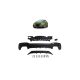Diffuser BMW 5 G30 G31 Rear Matt Black