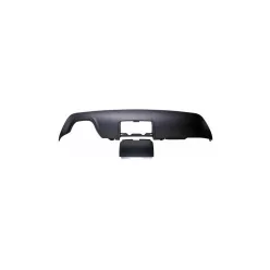   Diffuser BMW 5 E60 E61 Rear Matt Black with Trailer hitch Cover