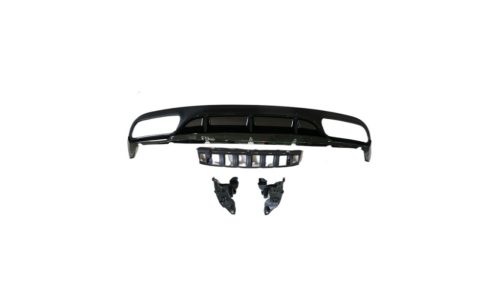 Diffuser Mercedes-Benz C C205 A205 Cabrio Rear Gloss Black