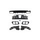 Diffuser Mercedes-Benz C W205 S205 Rear Black