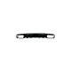 Diffuser Mercedes-Benz C C205 A205 Cabrio Rear with Pipes black