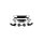 Diffuser Mercedes-Benz C W205 S205 Rear with Pipes black