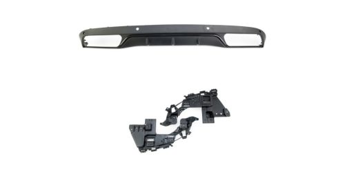 Diffuser Mercedes-Benz C W205 S205 Rear Black